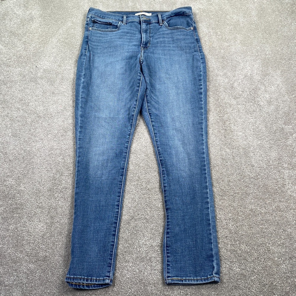 Levi Strauss & Co 311 Shaping Skinny Leg Denim Jeans Women's Size 32 Blue